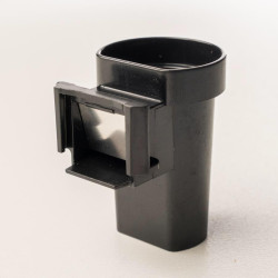 Пластиковий кавовод горизонтальний кавомолки Saeco/Philips